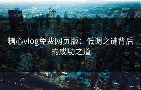 糖心vlog免费网页版：低调之谜背后的成功之道