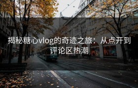 揭秘糖心vlog的奇迹之旅：从点开到评论区热潮