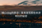 糖心vlog的奇迹：重新发现那些未讲明白的秘密